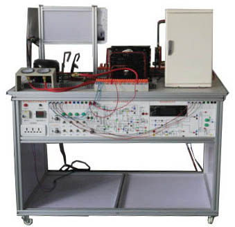 空调与冰箱组装及电气控制系统原理与维修实训台